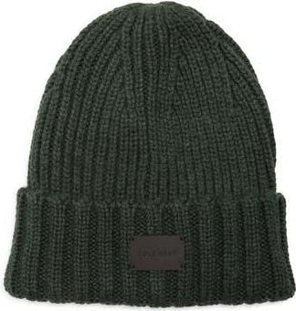 Cole Haan Classic Rib Cuff Beanie in Scarab at Nordstrom Rack