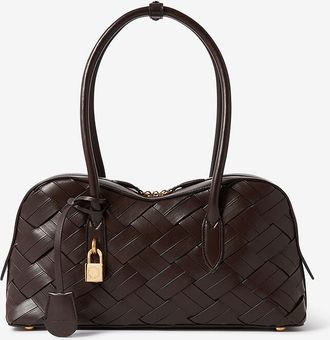 Stella McCartney Schultertasche aus geflochtenem Kunstleder Stella Ryder