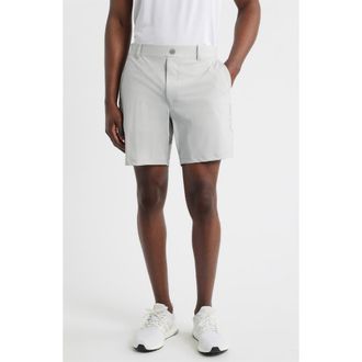Johnnie-O Fusionn Stretch Nylon Chino Shorts in Quarry at Nordstrom, Size 38