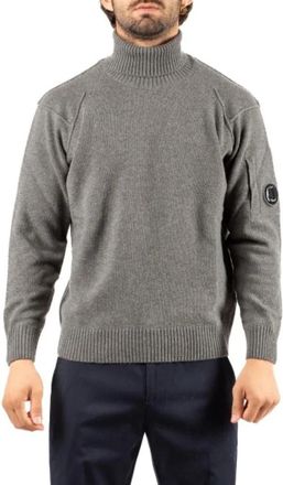 C.P. Company Turtleneck Trui - Heren - Coltruien - Grijs - L - Wol - Truien & Vesten