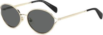 Kate Spade New York Adina 2/G/S Asian Fit RHL/IR Womens Sunglasses Gold Size 54