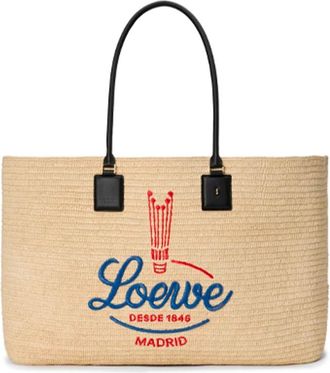 Loewe Verano Extra Large Raffia Tote
