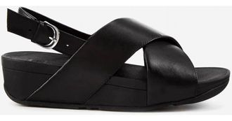 FitFlop Womens Lulu Cross Back Strap Sandals In Black