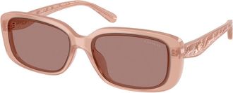 Coach HC8444D CBY86 Asian Fit 591473 Womens Sunglasses Pink Size 57