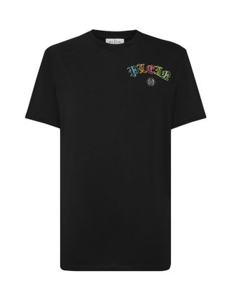 Philipp Plein Mens Black Cotton Clothing T-shirts And Polos - Size X-Small