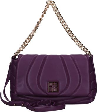 Ermanno Scervino Handtas - Dames - Handtassen - Paars - ONE Size - Leer - Tassen