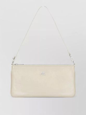 Courr&egrave;ges clutch bag shoulder style wrist strap