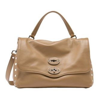Zanellato Kleine crossbodytas - Dames - Tassen - Beige - Maat: ONE Size Leer