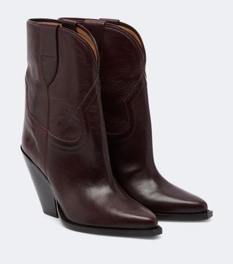 Isabel Marant Leyane leather cowboy boots