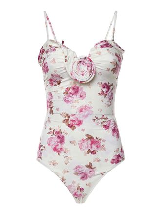 Magda Butrym Floral Print Swimsuit