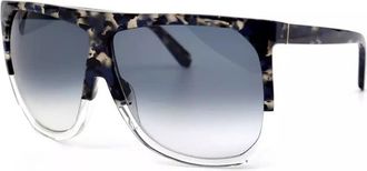 Loewe Lw40001F Smoke Gradient Square Ladies Sunglasses LW40001F 56B 63