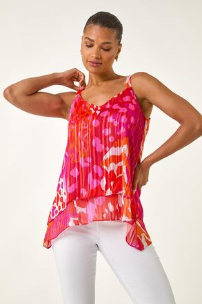 Roman Abstract Layered Cami Top