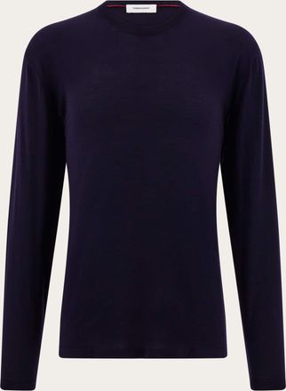 Ferragamo Men Crewneck sweater Blue
