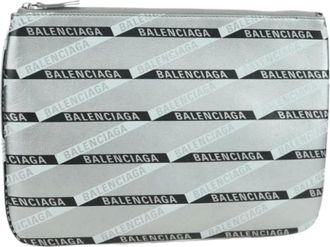 Balenciaga Pre-owned Clutches, female, Gray, Size: ONE SIZE Pre-owned Vintage Clutch Bag