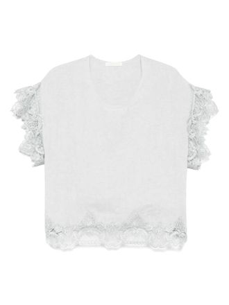 Maurizio Lamé T-shirt - Grijs