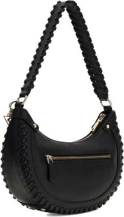Guess Womens Shoulder Bag Black Polyurethane - Shoulder-Bags