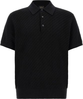 Brioni Hombre, Camisetas, Negro, Talla: 3XL
