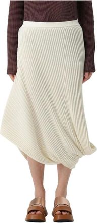 Issey Miyake Mujer, Faldas, Blanco, Talla: M