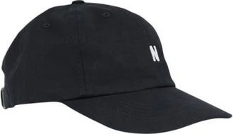 Norse Projects Twill Sportpet - Heren - Petten - Zwart - ONE Size - Katoen - Accessoires