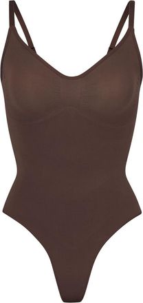 SKIMS Seamless Sculpt Thong Bodysuit - Brown - Xxxl (UK26-28)