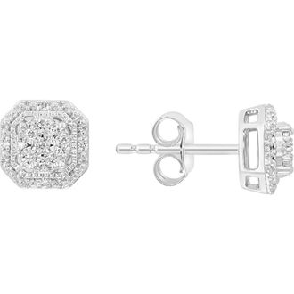 Effy Diamond Earrings in Silver at Nordstrom Rack