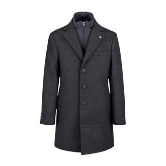 Manuel Ritz Abrigo de un solo bot&oacute;n 4132C4548C 263740 - Coats - Hombre - Azul - 2XL
