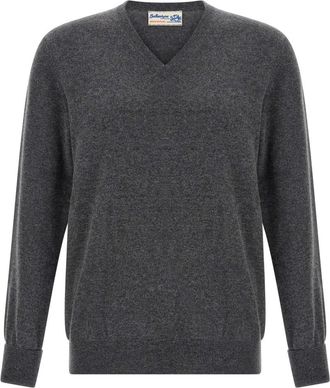 Ballantyne Grey V-neck sweater
