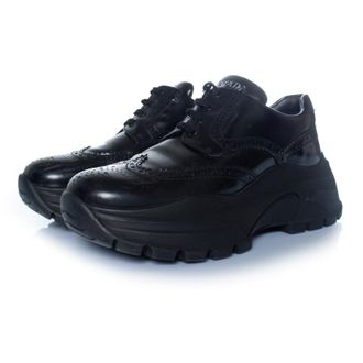 Prada chunky broque sneakers in zwart