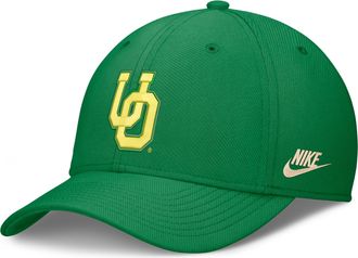 Nike Oregon Legacy Rise Vintage Nike Mens Dri-FIT College Hat in Green | NC0330DUOV-SUH