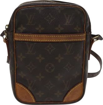Louis Vuitton Danube Brown Canvas Shoulder Bag (Pre-Owned)