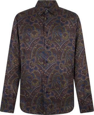 Iceberg Camicia in Twill con Stampa - - Shirts - Uomo - Multicolore - S