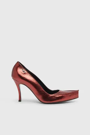 Diesel D-Lucette-Pumps in mirror leather - Heels - Woman