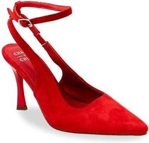 Chase + Chloe by Intouch Footwear Jazir Ankle Strap Pump in Red at Nordstrom Rack, Size 6.5