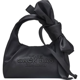 Marc Jacobs The Bow Nylon Mini Sack Bag in Black at Nordstrom