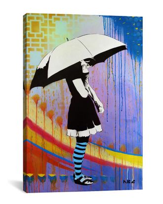 iCanvas Icanvas Waiting For The Rain By Abcartattack