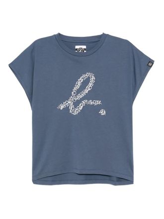 Sport b. logo-embroidered T-shirt - Blue