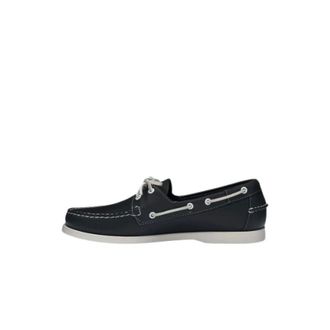 Sebago Docksides Portland - Heren - Bootschoenen - Blauw - 40 1/2 EU - Leer - Schoenen