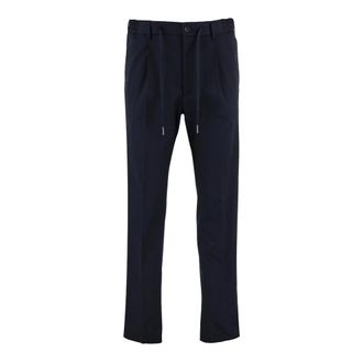 Tagliatore Chinos, male, Blue, Size: 3XL Stretch Cotton Pants