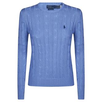 Polo Ralph Lauren Truien & Vesten, Dames, Blauw, L, Maglia GC Treccia