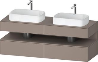 Duravit Qatego Consola Mueble Bajo Lavabo, 2 Extensiones, 2 - Duravit