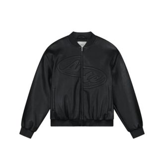 Arte Accessoires - Heren - Bomber jackets - Zwart - S - Leer - Jassen