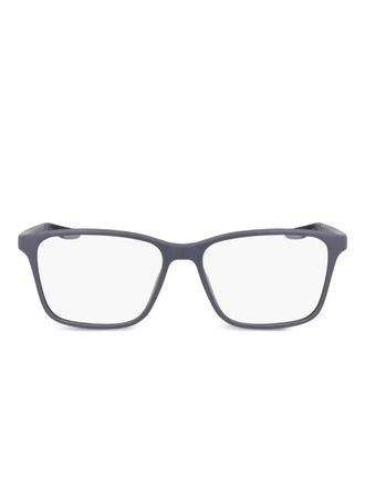 Nike 7117 rectangle-frame glasses - Grey