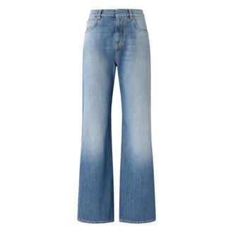 Pinko Wanda Wide Leg Jeans - female - PINKO - Wide Jeans - Blue - W30 - Jeans