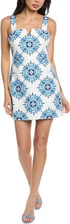 Allison Margot Linen-Blend Mini Dress