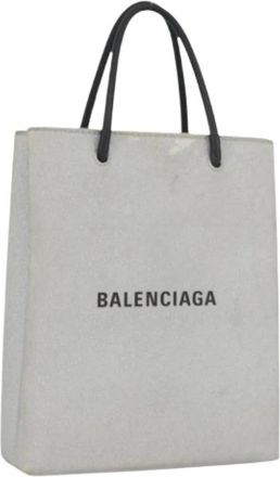 Balenciaga Pre-owned Tote Bags, female, Gray, Size: ONE SIZE Pre-owned Vintage Tote Bag