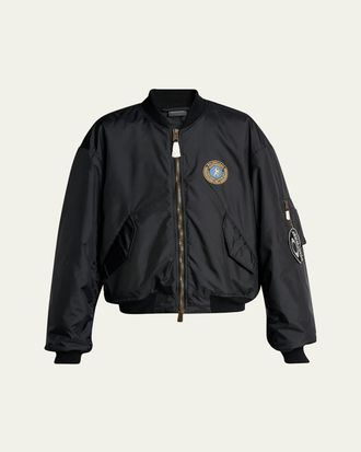 ブルゾン BALENCIAGA SS25 DRAPED BOMBER (831515TRO06 1000) Balenciaga Bomber Jacket | Saks Fifth Avenue
