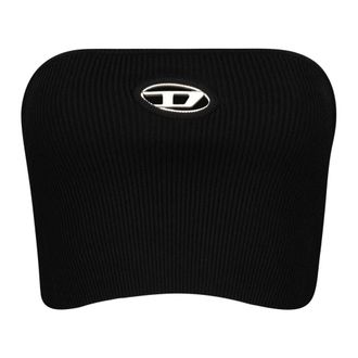 Diesel Sleeveless Tops, female, Black, S, M-Clarksvillex Strapless Top