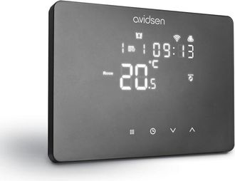 Avidsen Avidsen - Termostato Wifi Con Cable Negro - Hometemp 127073