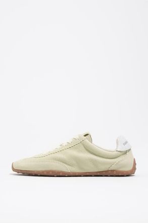 Bimba & Lola Suede Nylon 13 29 Sneaker in Light Yellow at Nordstrom, Size 37