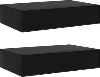 vidaXL Coperture Arredi Giardino 2 pz 12 Occhielli 325x205x70 cm - Vidaxl